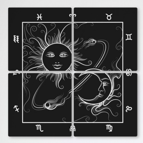 꾸밈  cf283-멀티액자_해와달