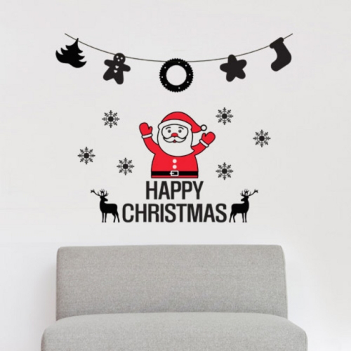 꾸밈 cg721-산타의해피크리스마스_그래픽스티커