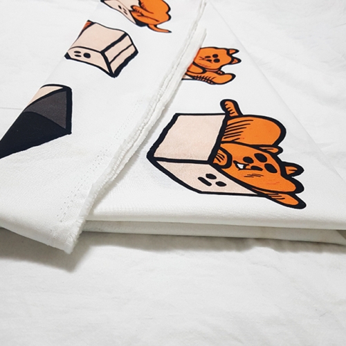 마마마 상자티콘 프린팅원단