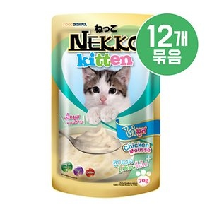 Unicord Public 네코 키튼 닭고기 무스 파우치 70g