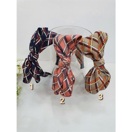 이쁜 포라인 꼬임 리본 헤어밴드 머리띠 7210835