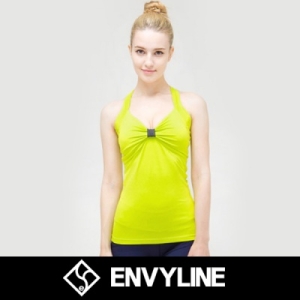 엔비라인  여성 볼룸셔링라인 요가 나시탑 (N-3T207)