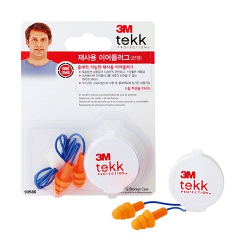 3M  Tekk 재사용 이어플러그 90586
