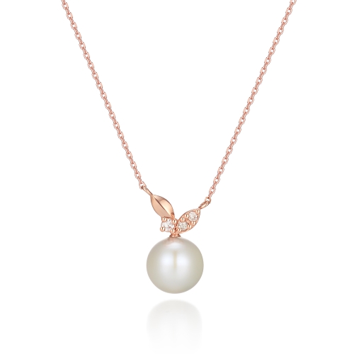 가네시  18K 진주 목걸이 볼리타카르마_DBO20-CL402MN