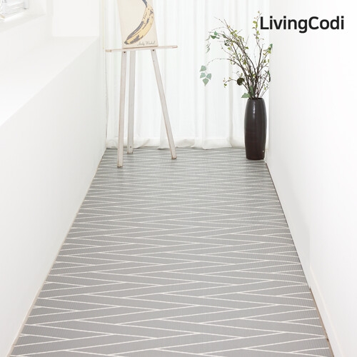 리빙코디 5M 복도형 놀이방매트 롤매트 헤링본 500X100