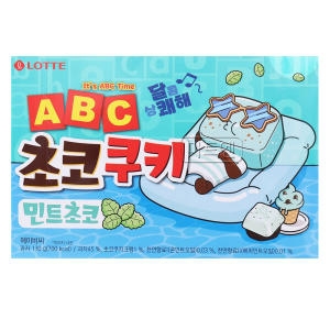 롯데제과 ABC 초코쿠키 민트초코 130g[9개]