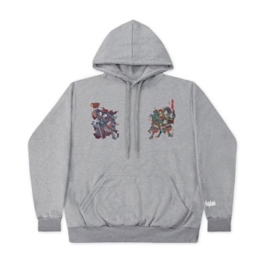 상상발전소 SUKAJAN SAMURAI 07_AHCH  GRAY 특양기모후드티