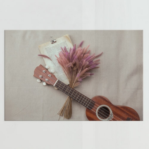 꾸밈  cm826-아크릴액자_빈티지우쿨렐레