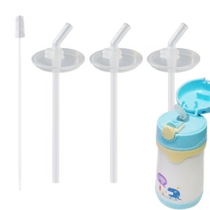 푸고 빨대컵 호환 빨대리필 3P+세척솔3P