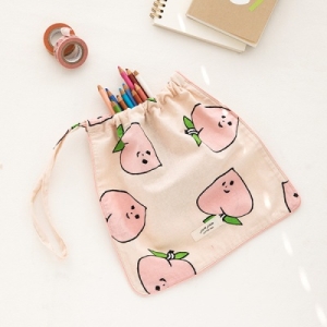 라이브워크 잼잼 코튼 스트링 파우치