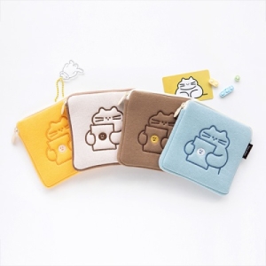 라이브워크 히어데어 사각 파우치 4종