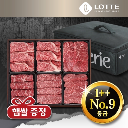 청풍명월  1++9등급 한우 투뿔넘버9 명품1호세트 3kg
