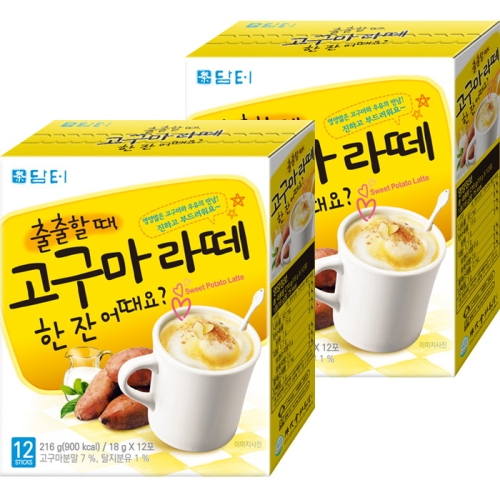 담터  고구마라떼 18g 12개입