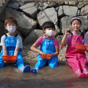 유아 아동 어린이 키즈 가슴장화 해루질 갯벌 장화