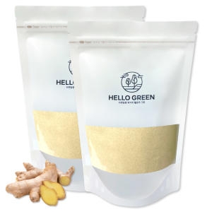 헬로우그린 헬로우 그린 국산 생강 분말 가루 100% 실속포장 1kg