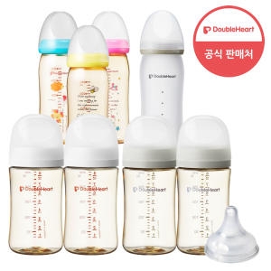 더블하트 모유실감 3세대 PPSU 노꼭지 240ml 트윈팩