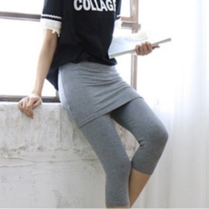 라인(LINE) 3부 H 쿨여름 치마 7부 레깅스 봄 여름 여성 여자