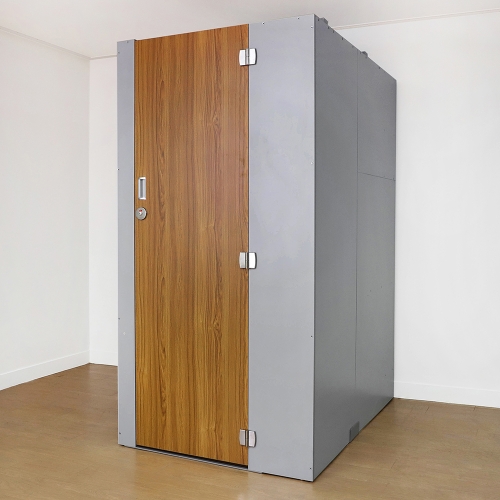 아이디어스터디  1인실 큐브 원룸형 스터디듀오 독서실책상+LED+천정등