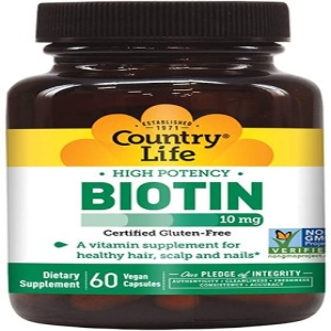 컨트리라이프 하이포텐시 비오틴 10mg Country Life Potency Biotin