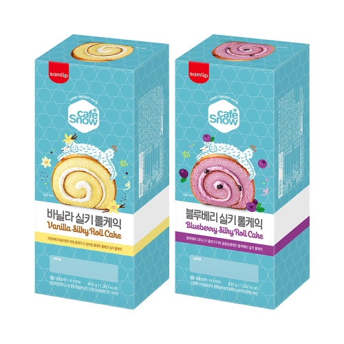 SPC삼립 샤니 실키 롤케익+블루베리 롤케익