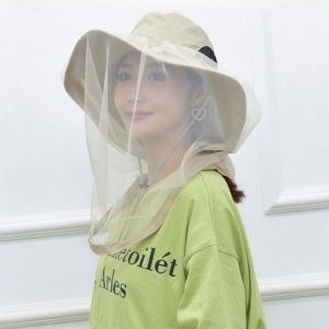 벙거지 중절모 액티브 방충 등산모자  핑크  낚시 농사 방충모자