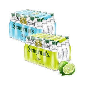 코카콜라음료 씨그램 라벨프리 플레인 450ml 20개 + 씨그램 라벨프리 라임 450ml 20개