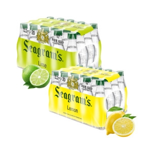 코카콜라음료 씨그램 라벨프리 라임 450ml 20개 + 씨그램 라벨프리 레몬 450ml 20개