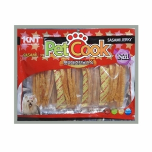 펫쿡 치킨스테이크슬라이스 300g