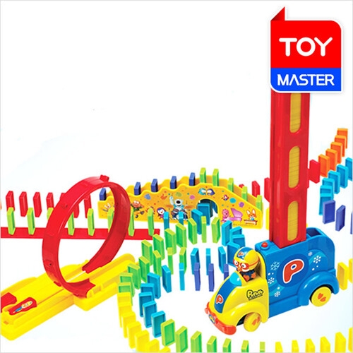 뽀로로 자동도미노 창의력 집중력놀이 장난감선물 유아게임 숫자도미노 유아도미노 아이랑함께하는게임