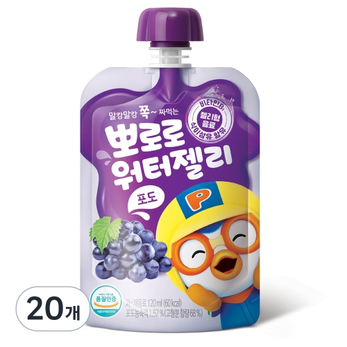 팔도 뽀로로 워터젤리 혼합구성 120ml