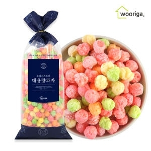 우리가스토리  앵두콘 330g / 뻥튀기 강냉이 대용량과자 옛날과자