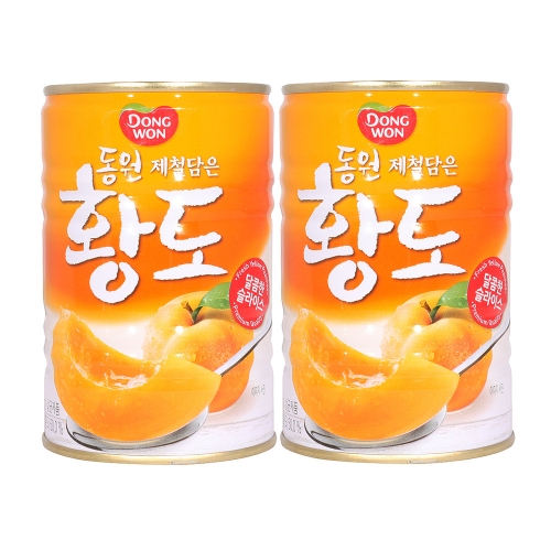 동원F&B  황도 슬라이스 400g