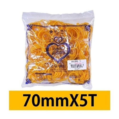 보드미  장스팬시 고무밴드 10000w 1봉 고무줄 폼롤러 원단 요가매트 천 70X5T