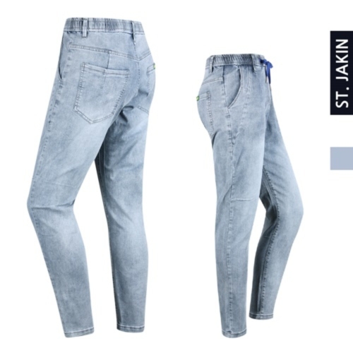 럭스골프 에스티야긴 남성 데님 워싱 밴딩 청바지 STJ1M504