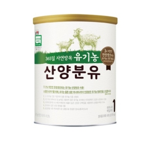 남양유업 365일 자연방목 유기농 산양분유 1단계 400g