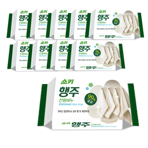 무궁화 소키 행주비누 150g x 10개