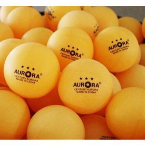 위시  오로라 3성 연습구 탁구공(주황색)