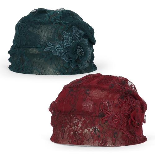 닥스 플라워 장식 비니_DK92WEO001