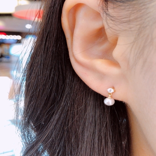 미니골드  샌딩펄피어싱ECOM4229