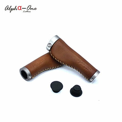 알파원  자전거 가죽 핸들그립 OG-001